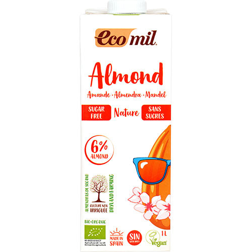 Ecomil Mandeldrik Nature Økologisk | 1 ltr fra Ecomil på Mecindo.dk