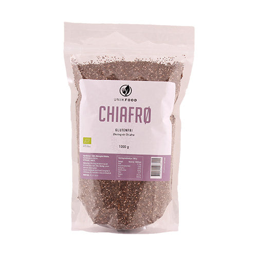 Unikfood Chiafrø Økologisk | 1 kg fra Unikfood på Mecindo.dk