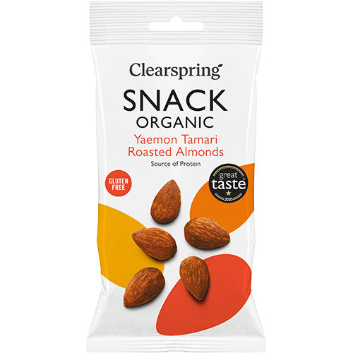 Clearspring Ristede Mandler | 30 gr fra Clearspring på Mecindo.dk