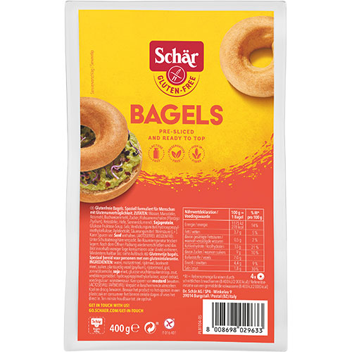 Schär Bagels | 400 gr fra Schär på Mecindo.dk