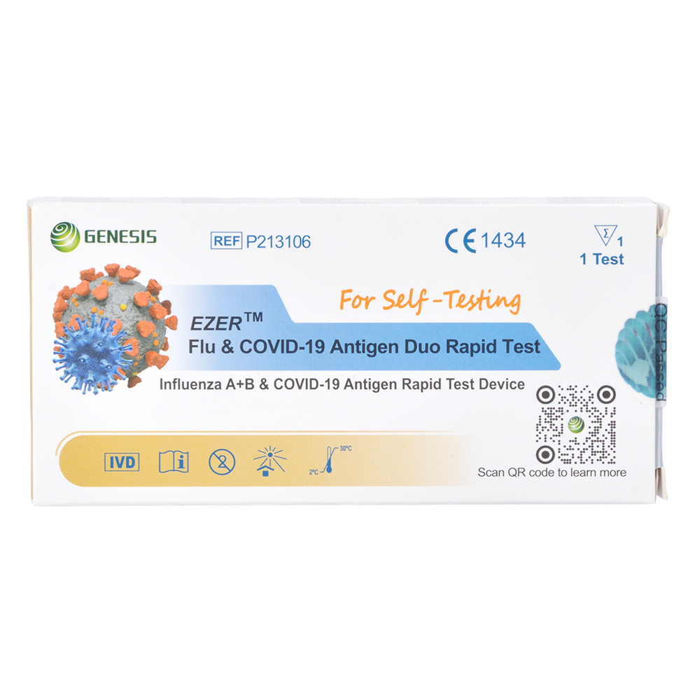 Covid-19 Og Influenza A+b Hjemmetest | 10 ml fra Otinova på Mecindo.dk
