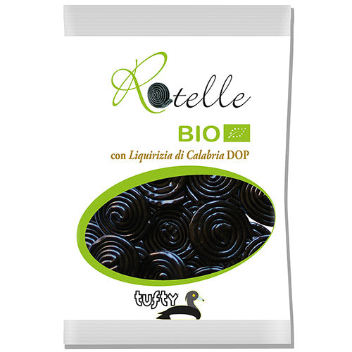 Lakridsruller, Hjul Tufty Økologisk | 80 gr fra Mecindo.dk på Mecindo.dk