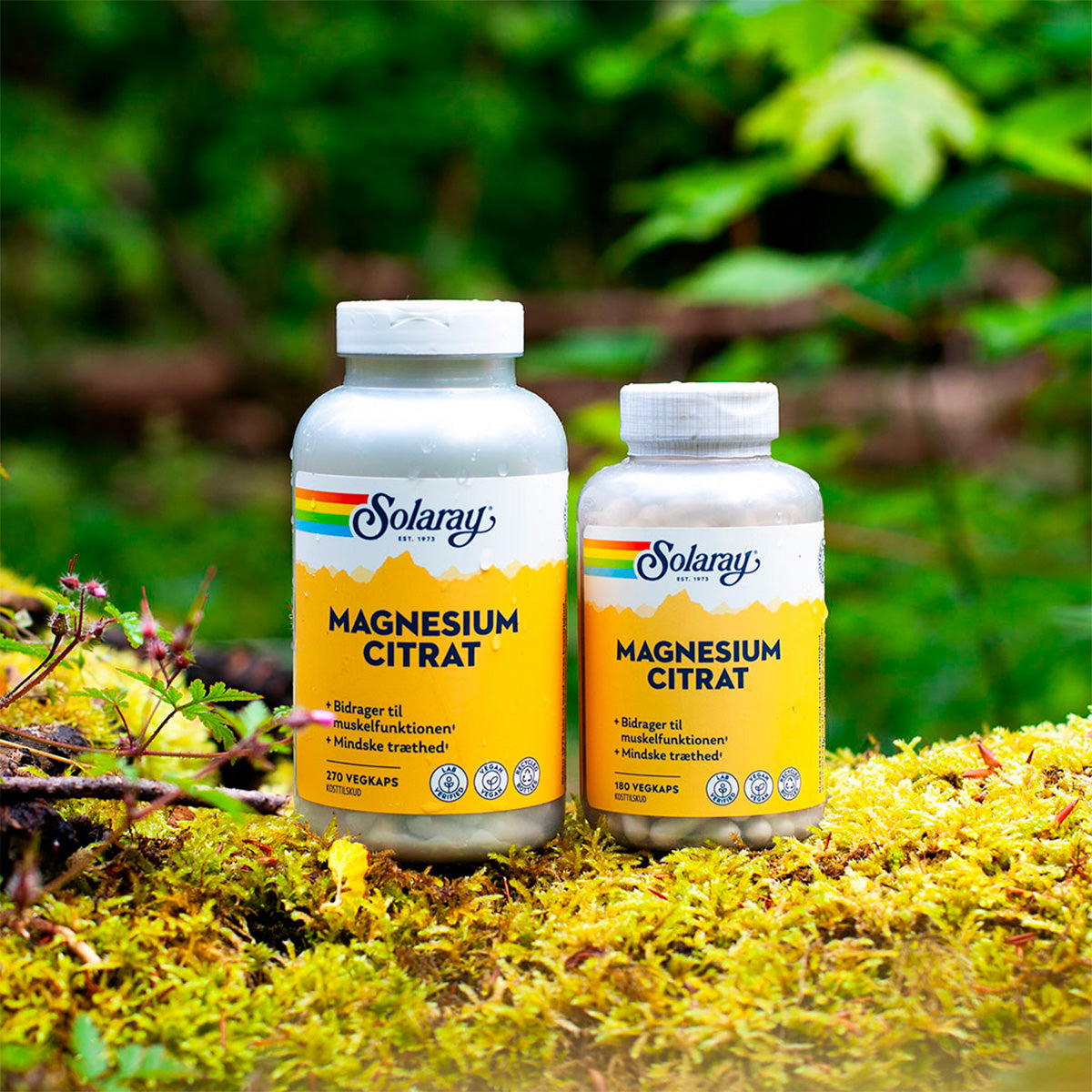 Solaray Magnesium Citrat | 180 kapsler fra Solaray på Mecindo.dk