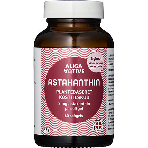 ALIGA AQTIVE Astaxanthin | 60 kapsler fra ALIGA AQTIVE på Mecindo.dk