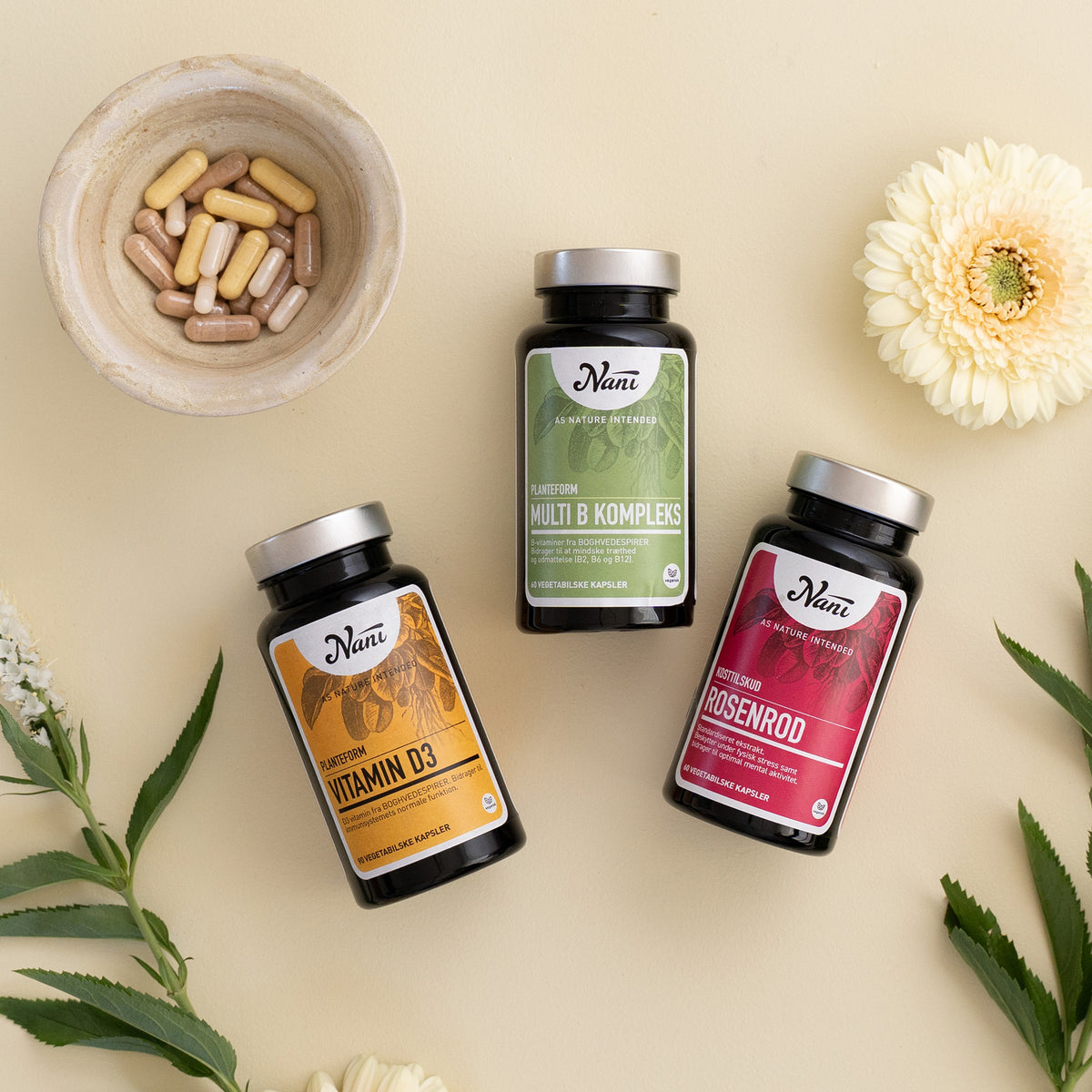 Nani Multi B-vitamin | 60 kapsler fra Nani på Mecindo.dk