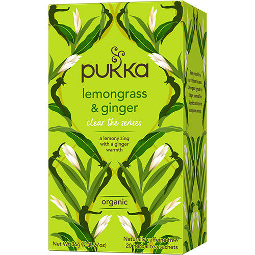 Pukka Lemongrass & Ginger Te | 20 br fra Pukka på Mecindo.dk