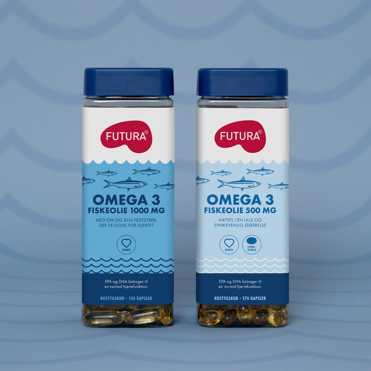 Futura Omega-3 1000 Mg | 150 kapsler fra Futura på Mecindo.dk
