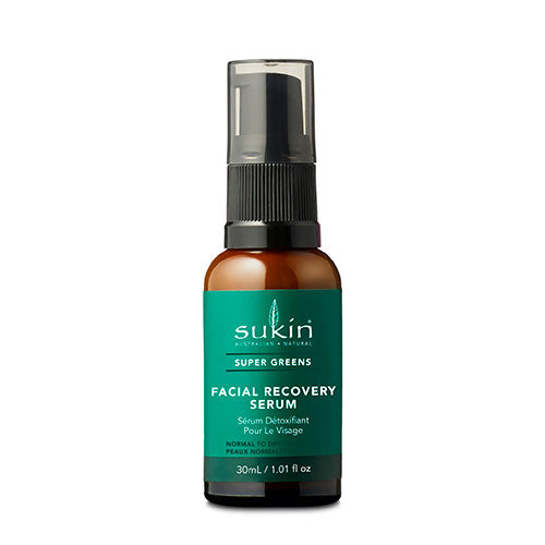 Sukin Super Greens Facial Recovery Serum | 30 ml fra Sukin på Mecindo.dk