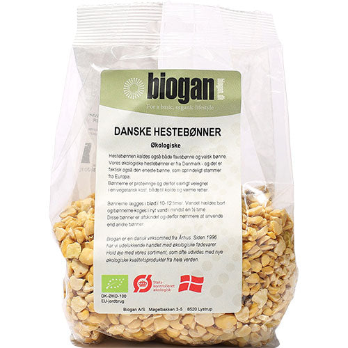 Biogan Favabønner/hestebønner Økologisk | 400 gr fra Biogan på Mecindo.dk