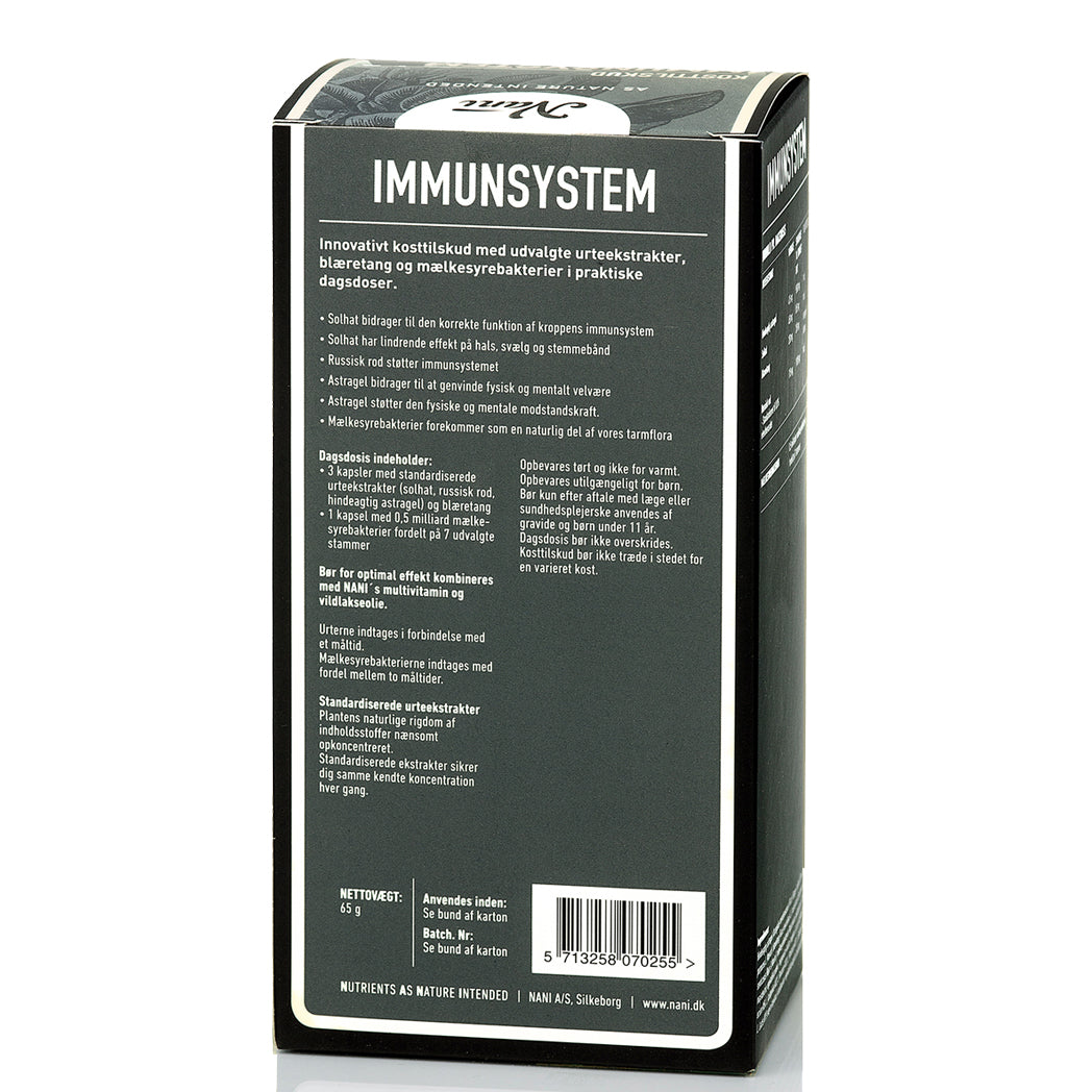 Nani Immunsystem Kurpakke | 30 br fra Nani på Mecindo.dk