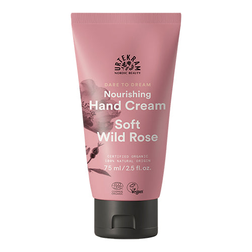 Urtekram Håndcream Soft Wild Rose | 75 ml fra Urtekram på Mecindo.dk