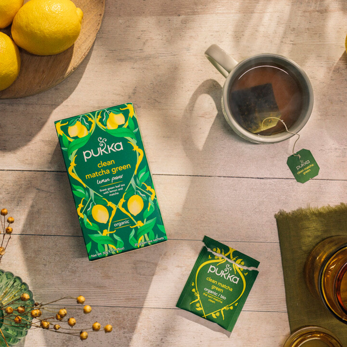 Pukka Clean Matcha Green Tea | 20 br fra Pukka på Mecindo.dk