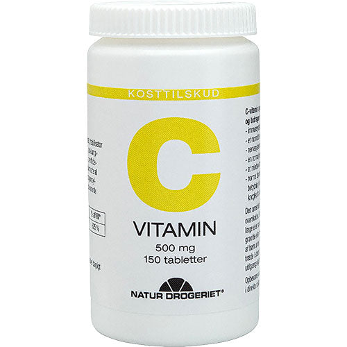 Natur-Drogeriet C Vitamin 500 Mg | 150 Tabl. fra Natur-Drogeriet på Mecindo.dk