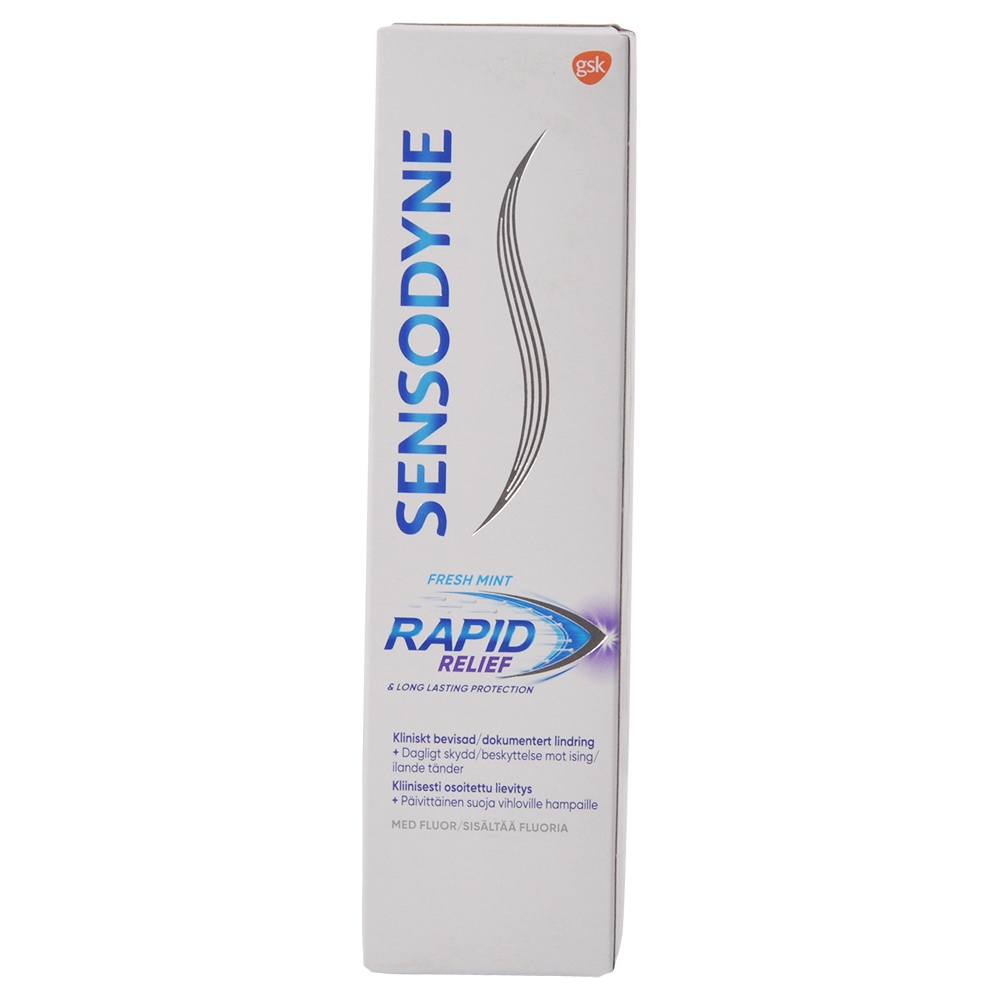 Sensodyne Rapid Relief Tandpasta | 75 ml fra Sensodyne på Mecindo.dk