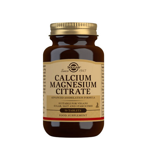 Solgar Calcium Magnesium Citrate | 50 Tabl. fra Solgar på Mecindo.dk
