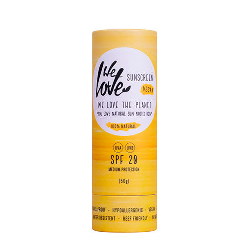 We love the Planet We Love The Planet Natural Sunscreen Stift Spf 20 | 50 gr fra We love the Planet på Mecindo.dk