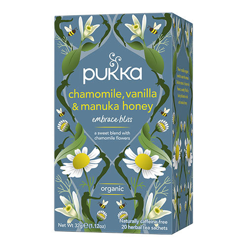 Pukka Chamomile & Vanilla Te | 20 br fra Pukka på Mecindo.dk