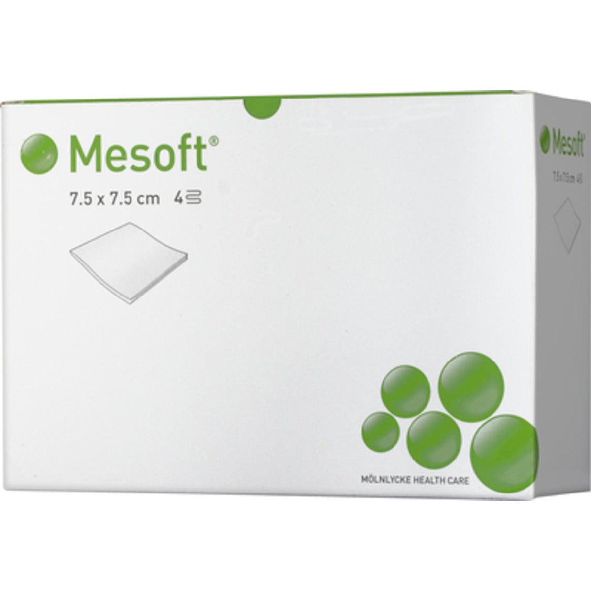 Mepore Mesoft Kompres 7,5 x 7,5 cm fra Mepore på Mecindo.dk