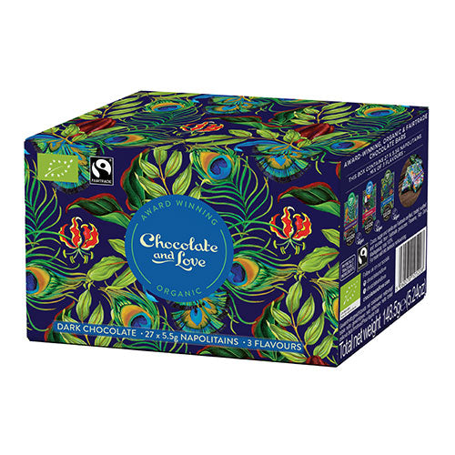 Chocolate and Love Rich dark ballotin æske | 148 gr fra Chocolate and Love på Mecindo.dk