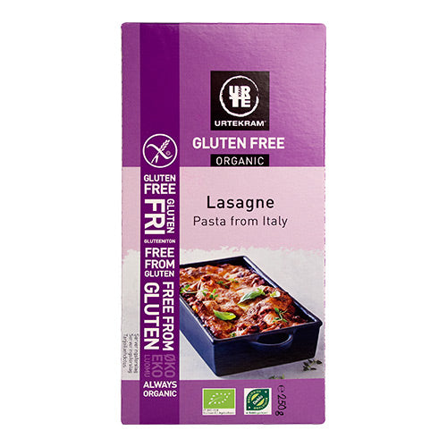 Urtekram Pasta Lasagne Glutenfri Økologisk | 250 gr fra Urtekram på Mecindo.dk