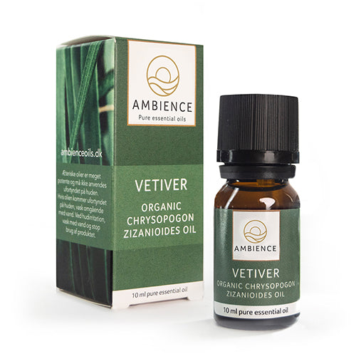 Ambience Vetiver Olie, Øko | 10 ml fra Ambience på Mecindo.dk