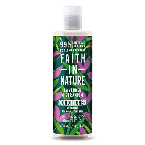 Faith in Nature Balsam (400 ml) | Lavendel & Geranium fra Faith in Nature på Mecindo.dk