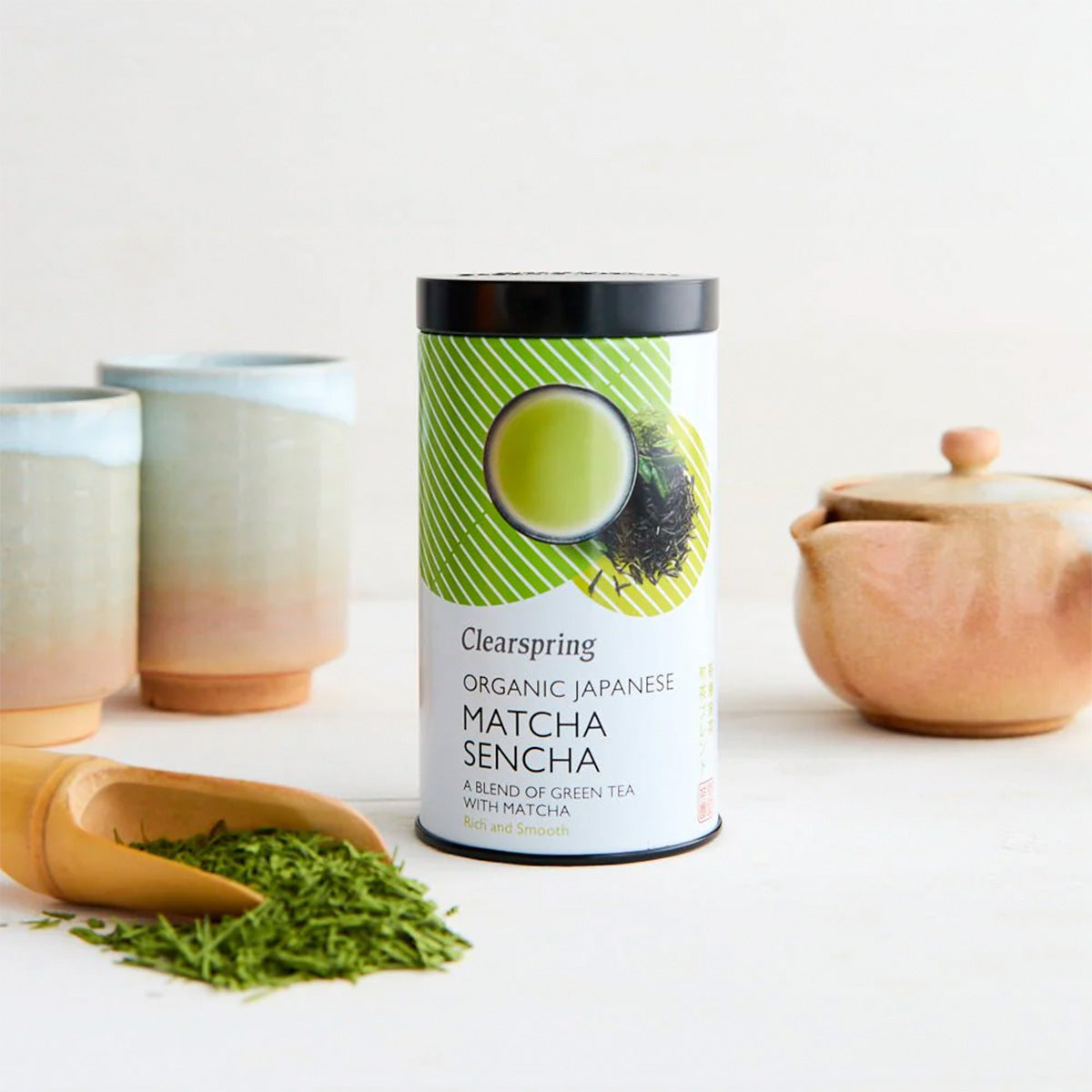 Clearspring Matcha Sencha Grøn Te I Løsvægt Økologisk | 85 gr fra Clearspring på Mecindo.dk