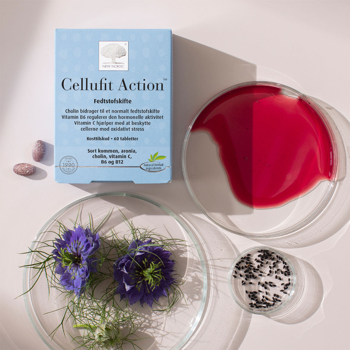 New Nordic Skin Care Cellufit Action | 60 Tabl. fra New Nordic på Mecindo.dk