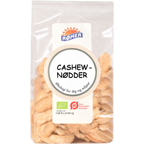 Rømer Cashewnødder Økologisk | 100 gr fra Rømer på Mecindo.dk