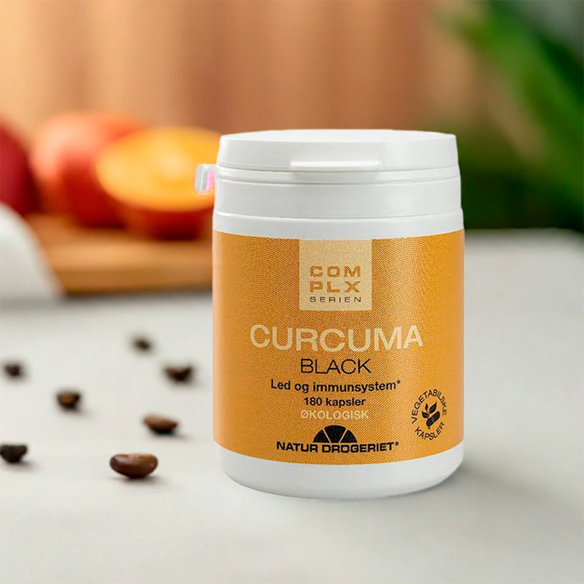 Natur-Drogeriet Curcuma Black Ø M. Gurkemeje Og Sort Peber | 180 kapsler fra Natur-Drogeriet på Mecindo.dk