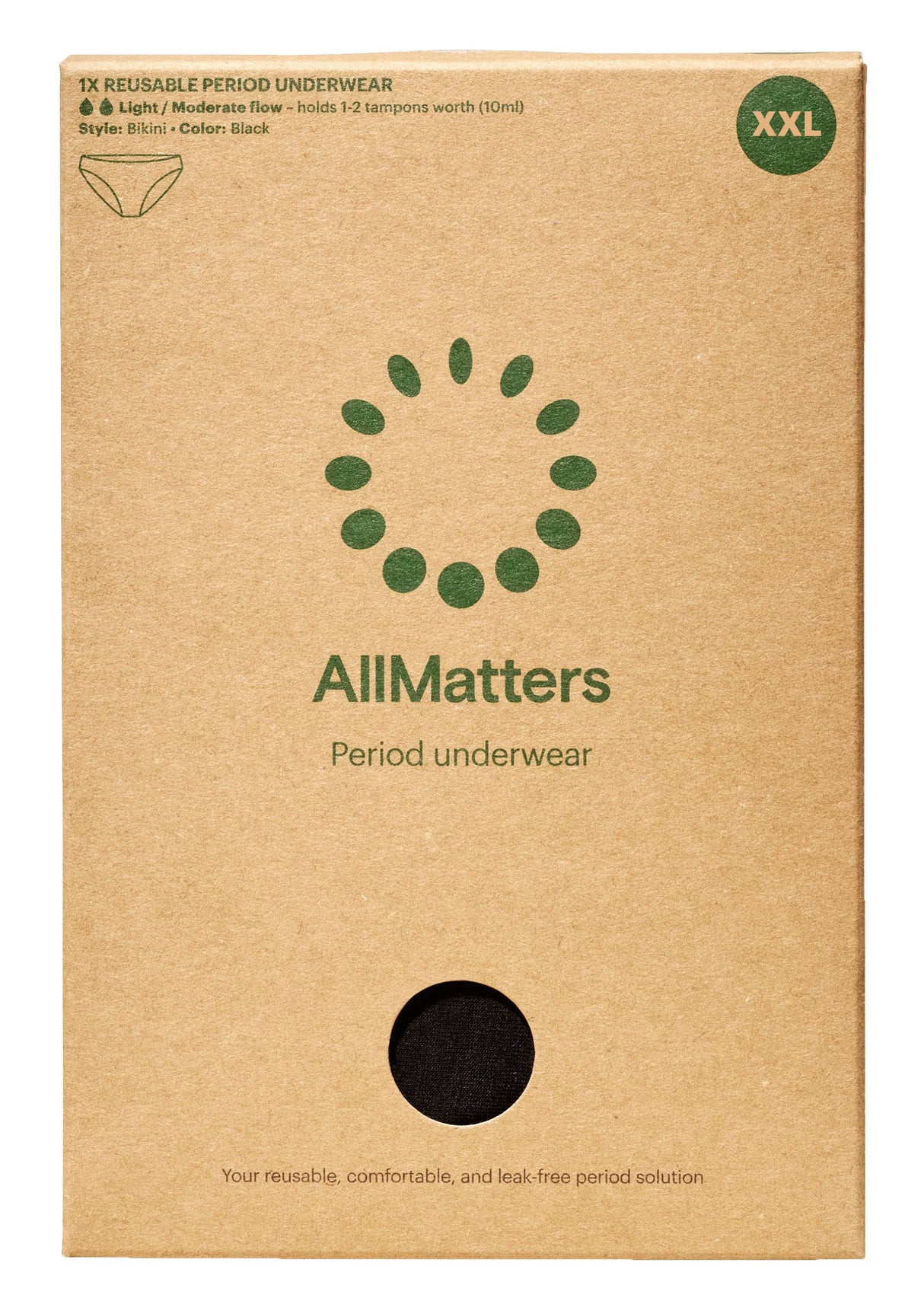 AllMatters Menstruationstrusser | Str. XXL fra AllMatters på Mecindo.dk