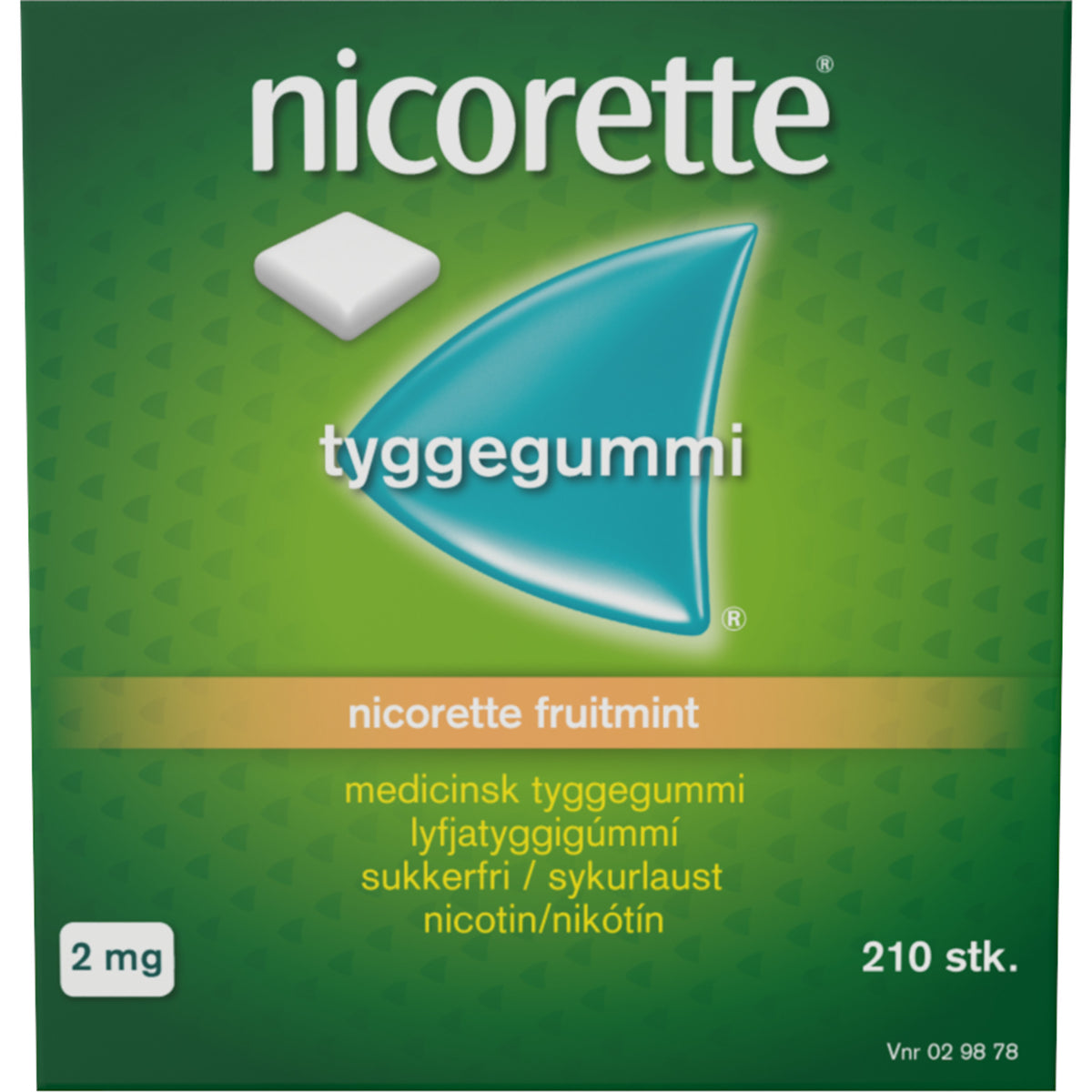 Nicorette Fruitmint 2 mg fra Nicorette på Mecindo.dk