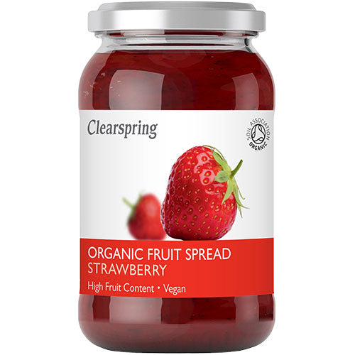 Clearspring Marmelade Økologisk (280 gr) | Jordbær fra Clearspring på Mecindo.dk
