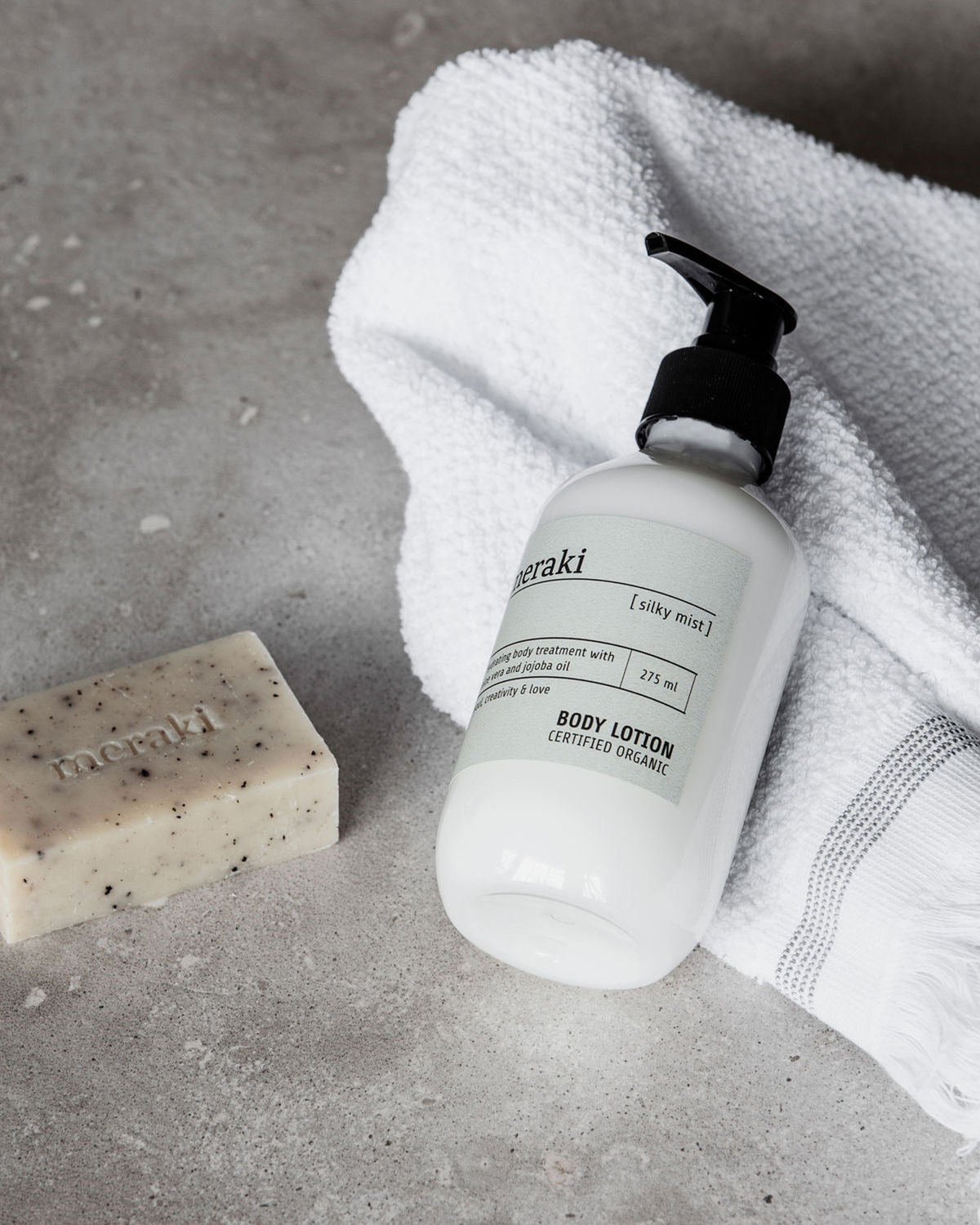 Meraki Body Lotion Silky Mist | 275 ml fra Meraki på Mecindo.dk