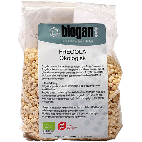 Biogan Fregola Perlecouscous Økologisk | 500 gr fra Biogan på Mecindo.dk