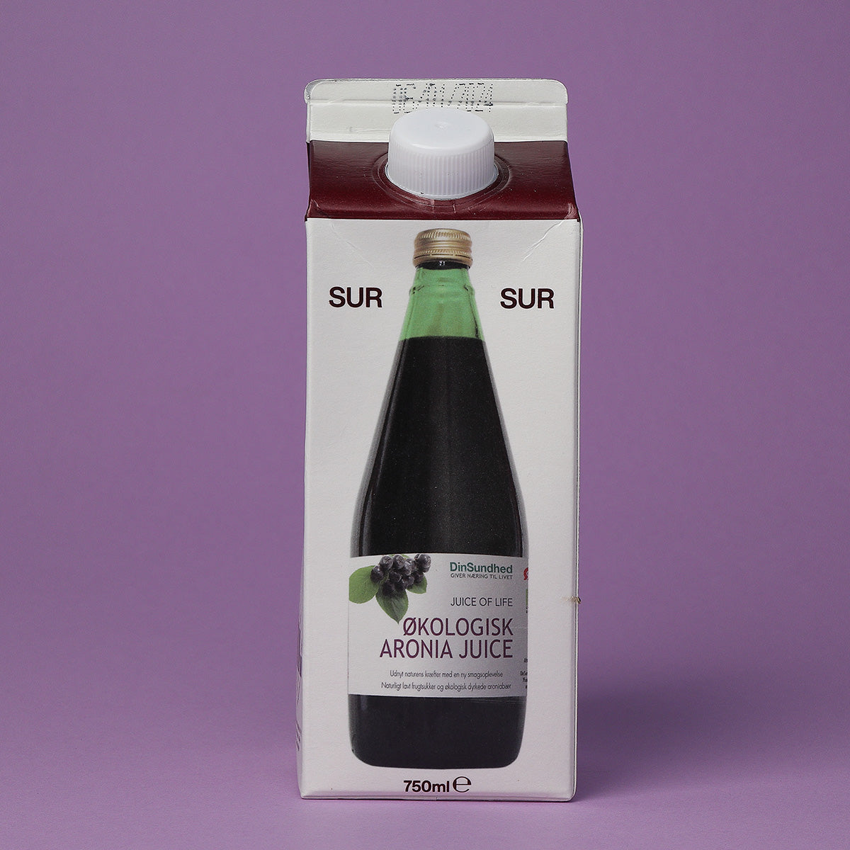 Livets frugt saft Økologisk Aronia Saft Naturel | 750 ml fra Livets frugt saft på Mecindo.dk