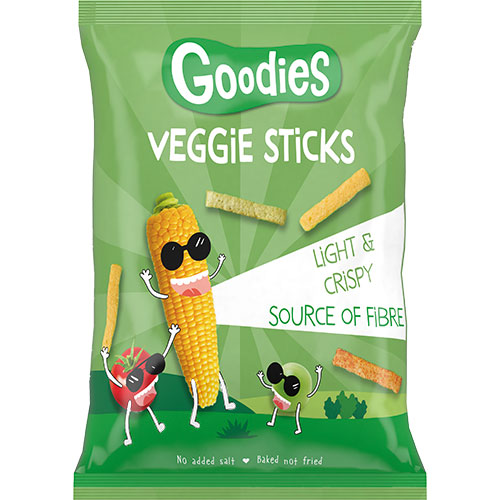 Goodies Veggie Sticks | 30 gr fra Goodies på Mecindo.dk