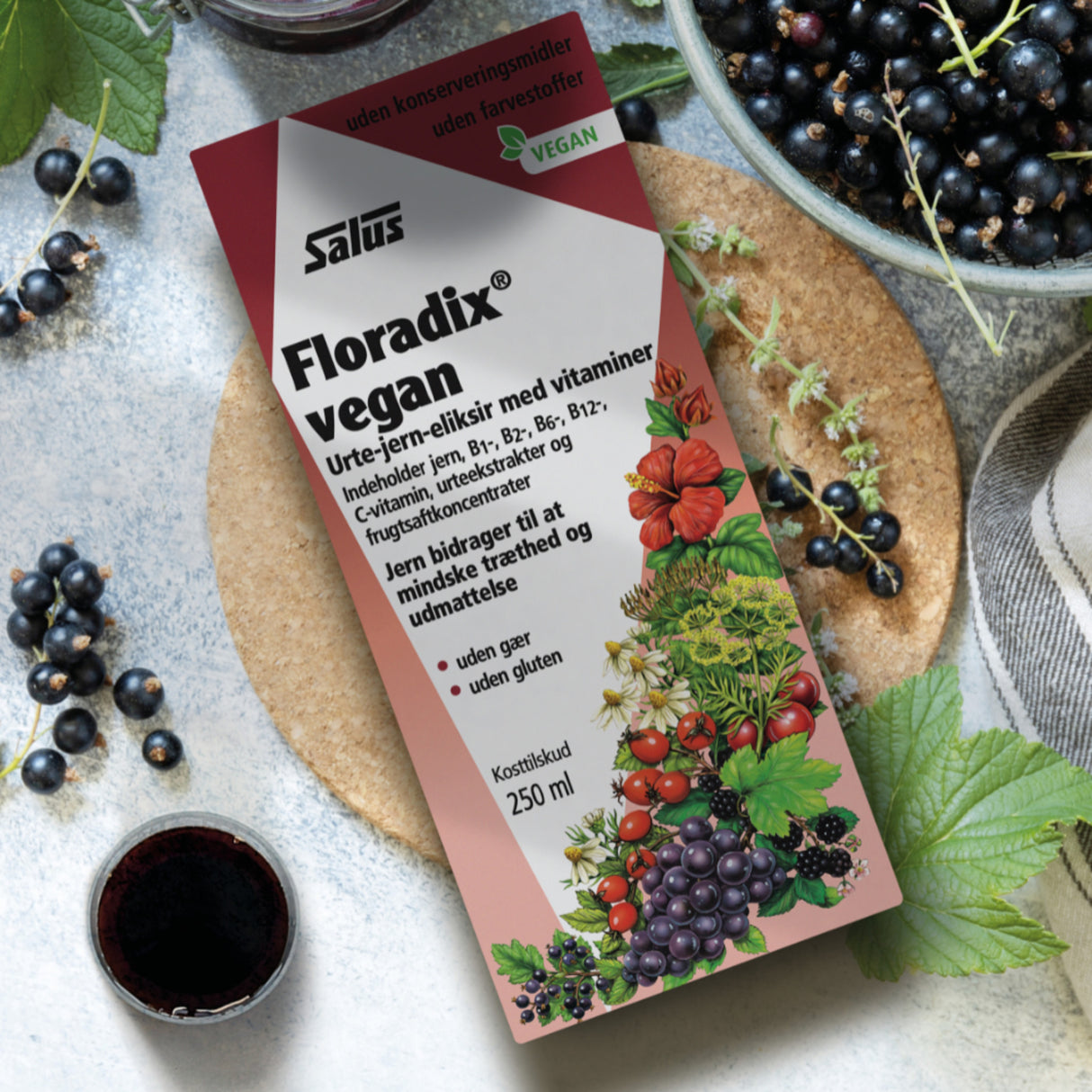 Salus Floradix Vegan | 250 ml fra Salus på Mecindo.dk