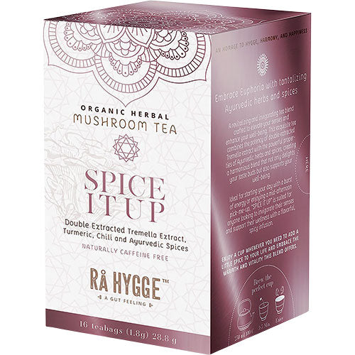 Rå Hygge Spice It Up - Tremella Herbal Tea Ø | 16 br fra Rå Hygge på Mecindo.dk