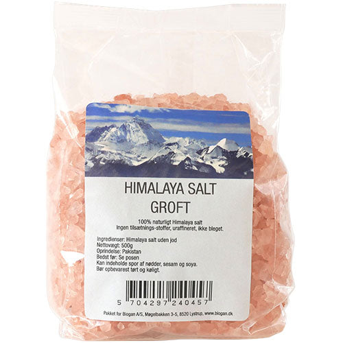Biogan Grov Himalaya Salt | 500 gr fra Biogan på Mecindo.dk