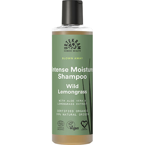 Urtekram Shampoo Wild Lemongrass | 250 ml fra Urtekram på Mecindo.dk