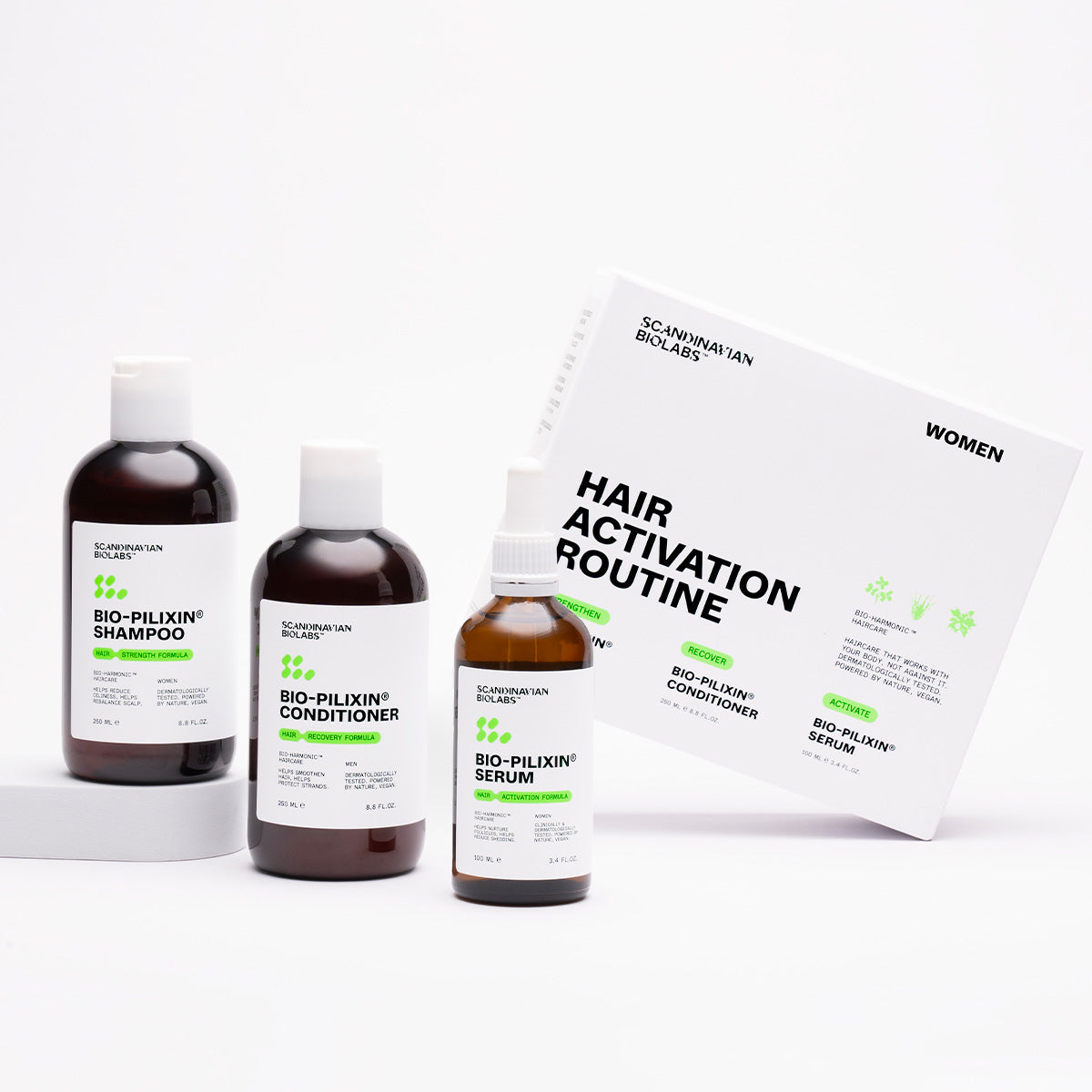 Scandinavian Biolabs Hair Activation Routine - Women fra Scandinavian Biolabs på Mecindo.dk