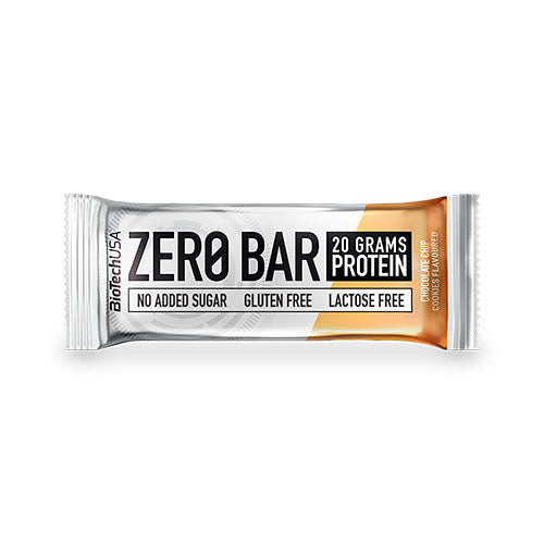 BioTechUSA Zero Bar (50 gr) | Chocolate Chip Cookie fra BioTechUSA på Mecindo.dk