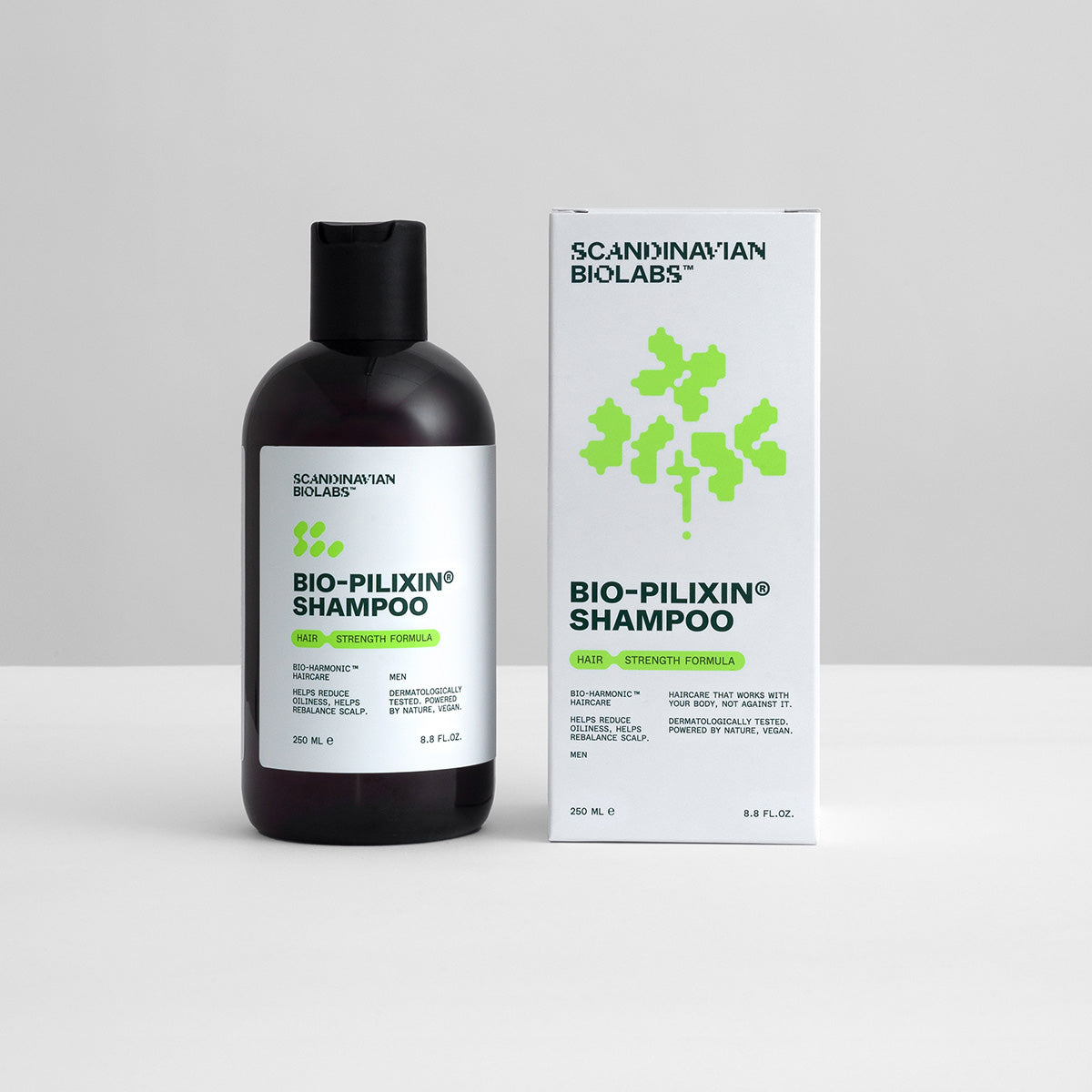 Scandinavian Biolabs Bio-pilixin Shampoo+ For Men | 250 ml fra Scandinavian Biolabs på Mecindo.dk