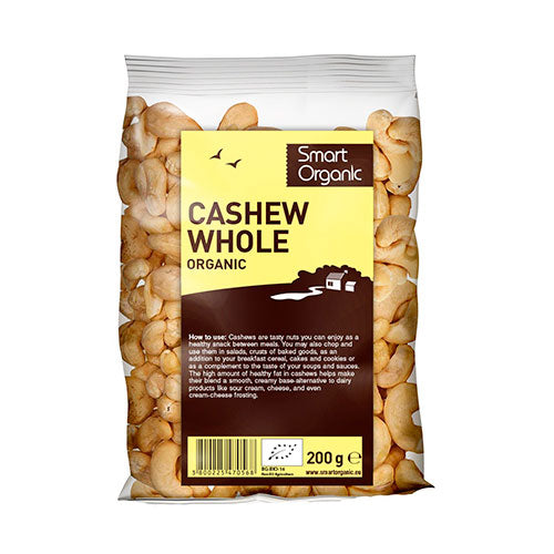 Cashewnødder Hele Økologisk | 200 gr fra Mecindo.dk på Mecindo.dk