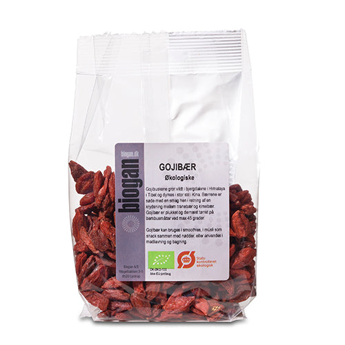 Biogan Økologiske Gojibær | 100 gr fra Biogan på Mecindo.dk