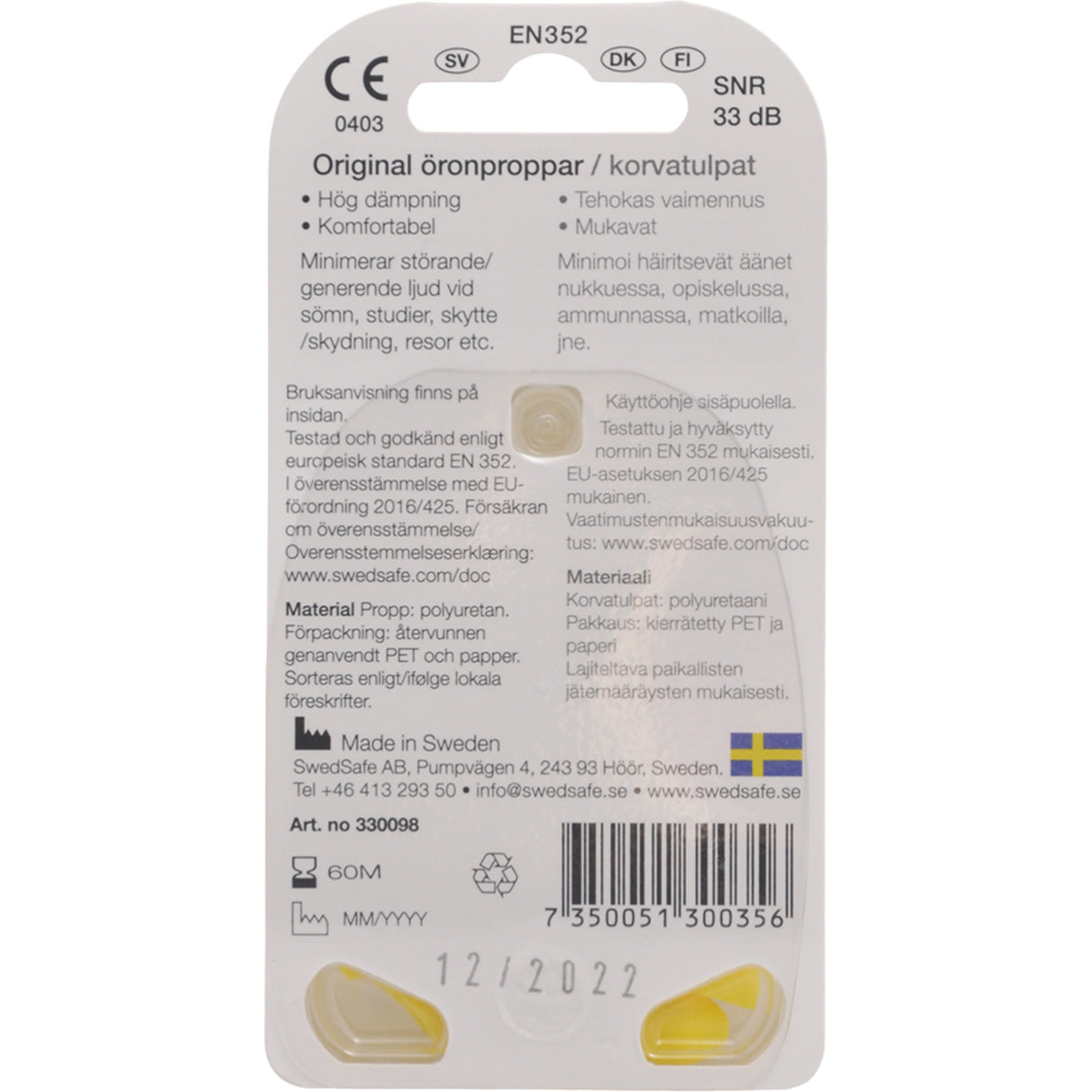 SwedSafe Original Small 5 Par fra SwedSafe på Mecindo.dk