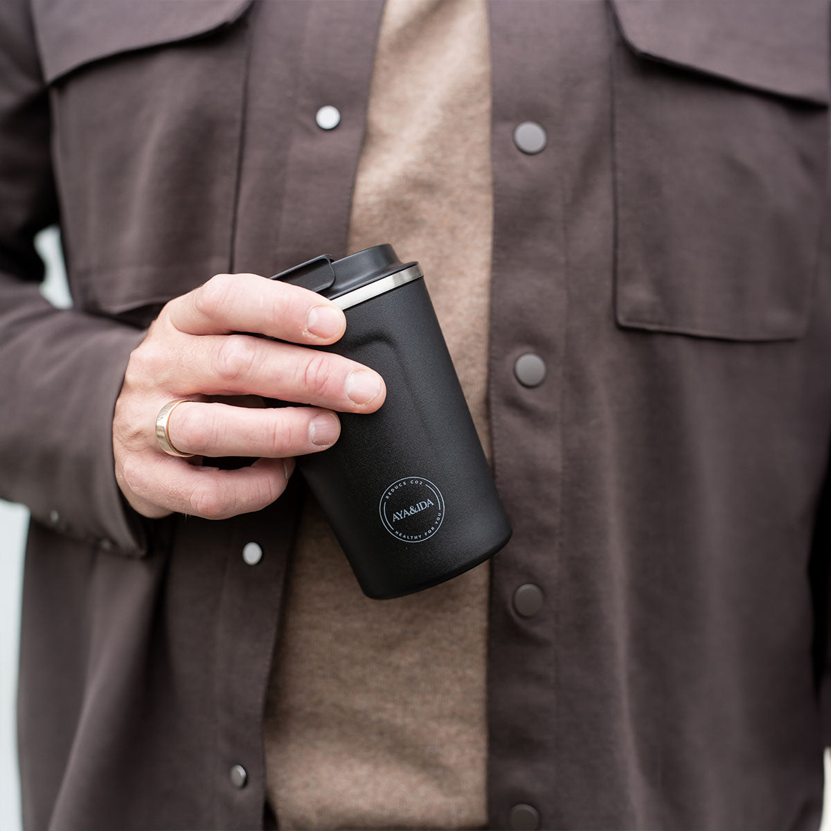 AYA&IDA CUP2GO 380 ml | Matte Black fra AYA&IDA på Mecindo.dk