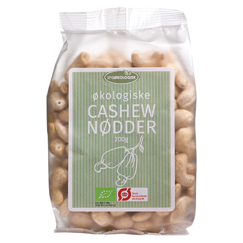 Spis Økologisk Cashewnødder Ø | 200 gr fra Spis Økologisk på Mecindo.dk