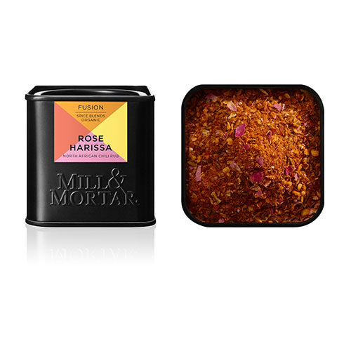 Mill & Mortar Rose Harissa Økologisk | 50 gr fra Mill & Mortar på Mecindo.dk